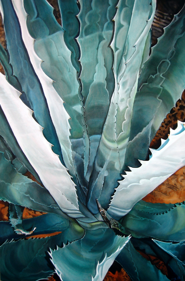 Agave Oil Painting
